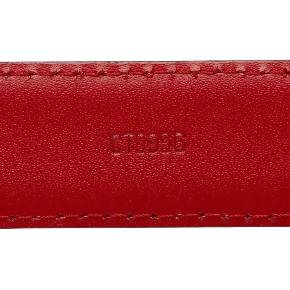 Louis Vuitton Epi Ceinture Classique Plain Belt Castilian Red